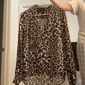 Olsen Leopard blouse